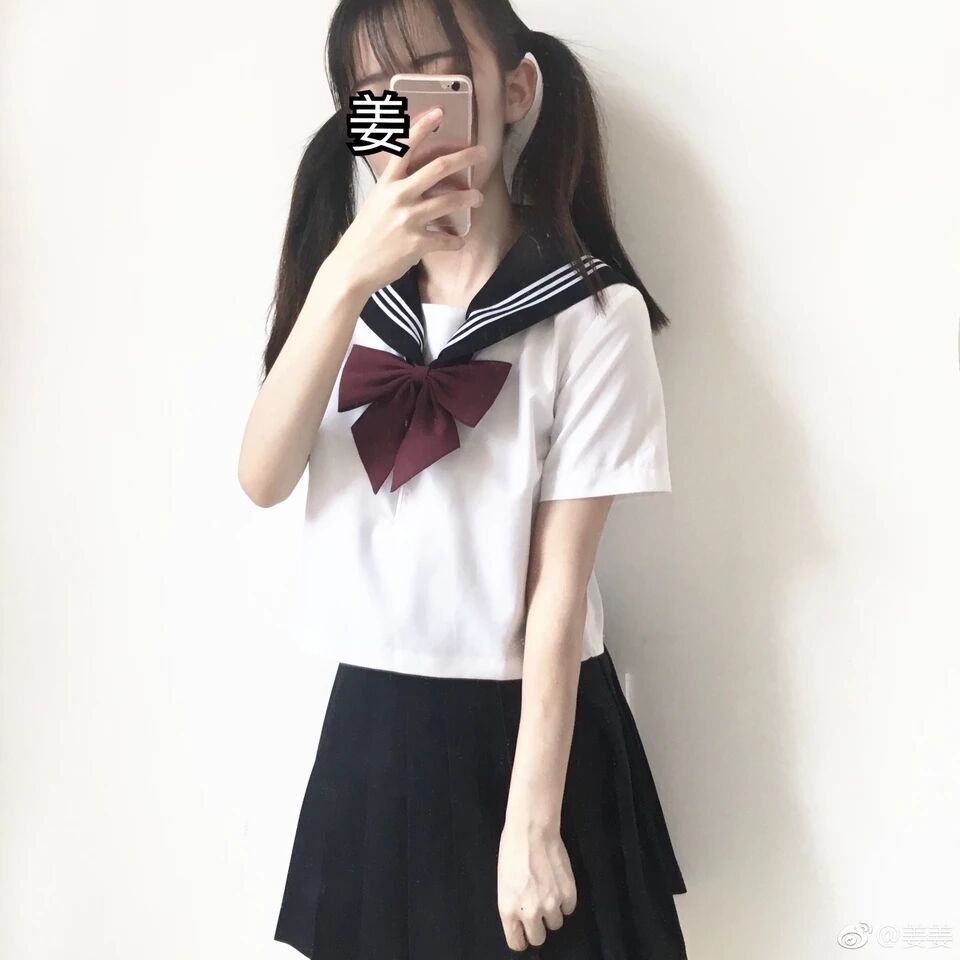 白三本基础款JK制服白二本水手服日系校服学生套装学院风甜美春夏