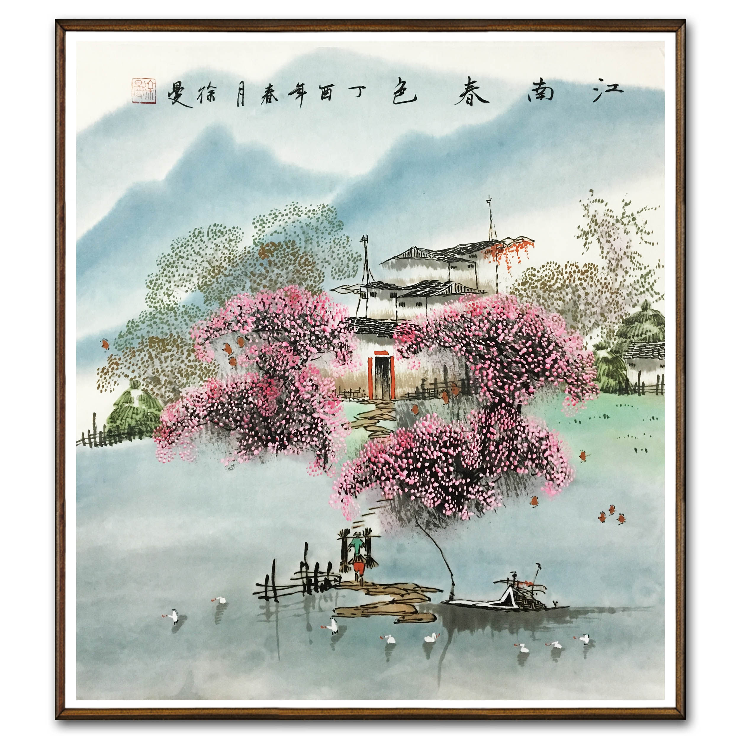 徐曼《江南春色》国家一级美术师