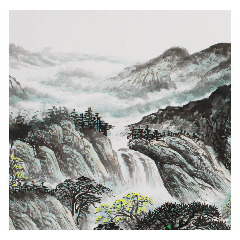 杨明玉《云海松涛》中国国画艺术研究院研究员 苏百钧工作室助教