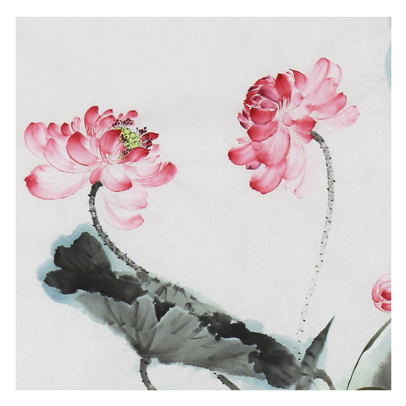 魏文峰《荷花娇波》著名花鸟画家