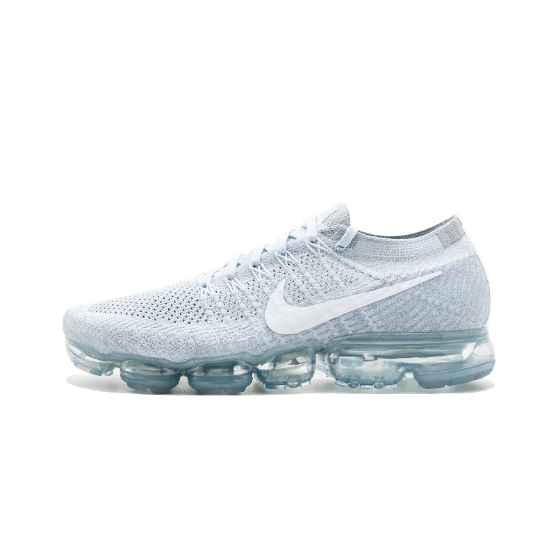 nike 耐克 air vapormax flyknit 纯白全掌大气垫跑鞋849558 004