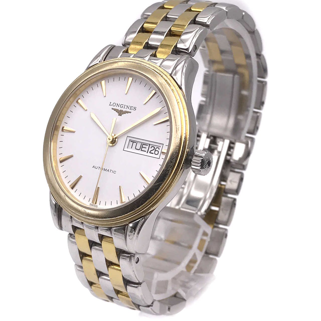 [9.0新] 浪琴军旗系列自动机械白面男表