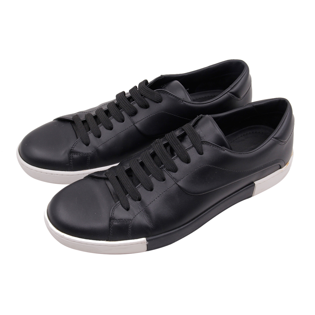 9.5新〕普拉达prada男士牛皮休闲鞋42码