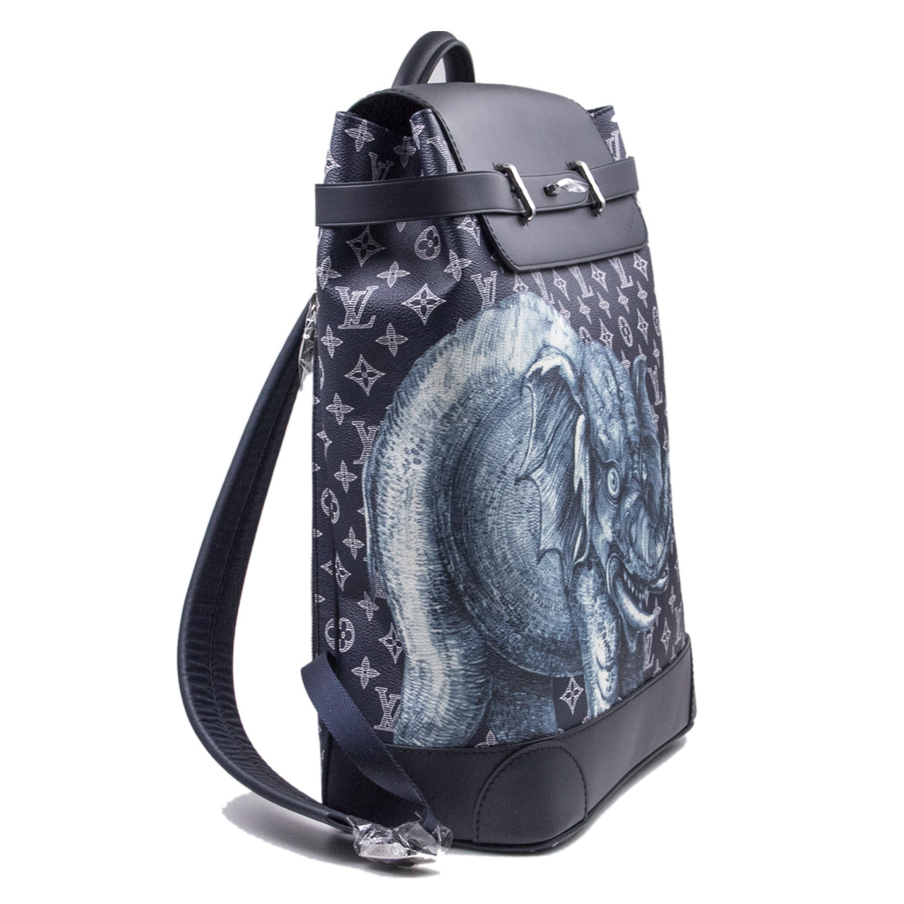 9.9新〕路易威登lv男士steamer动物园系列限量版双肩包