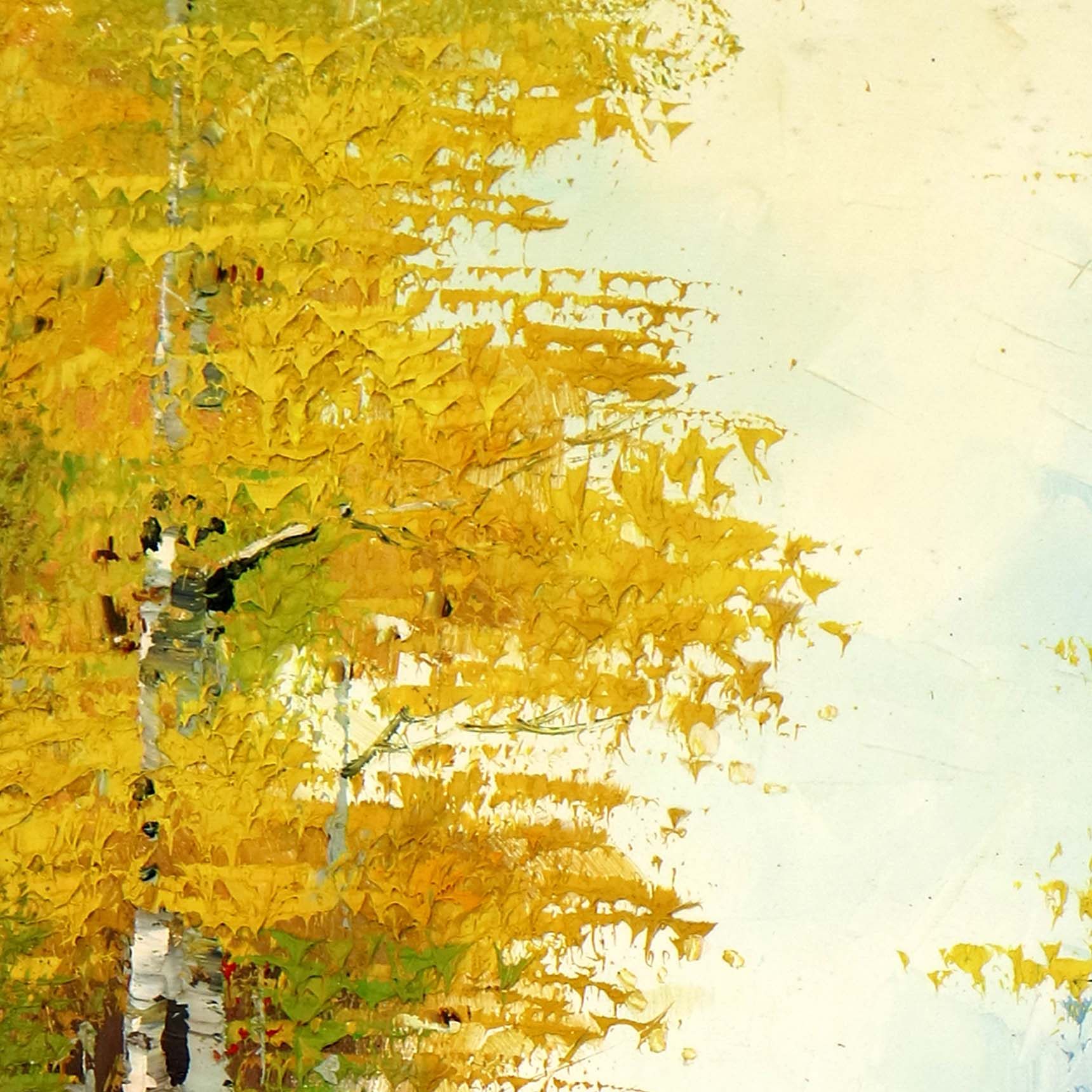 李文东 《金色季节02》 布面油画