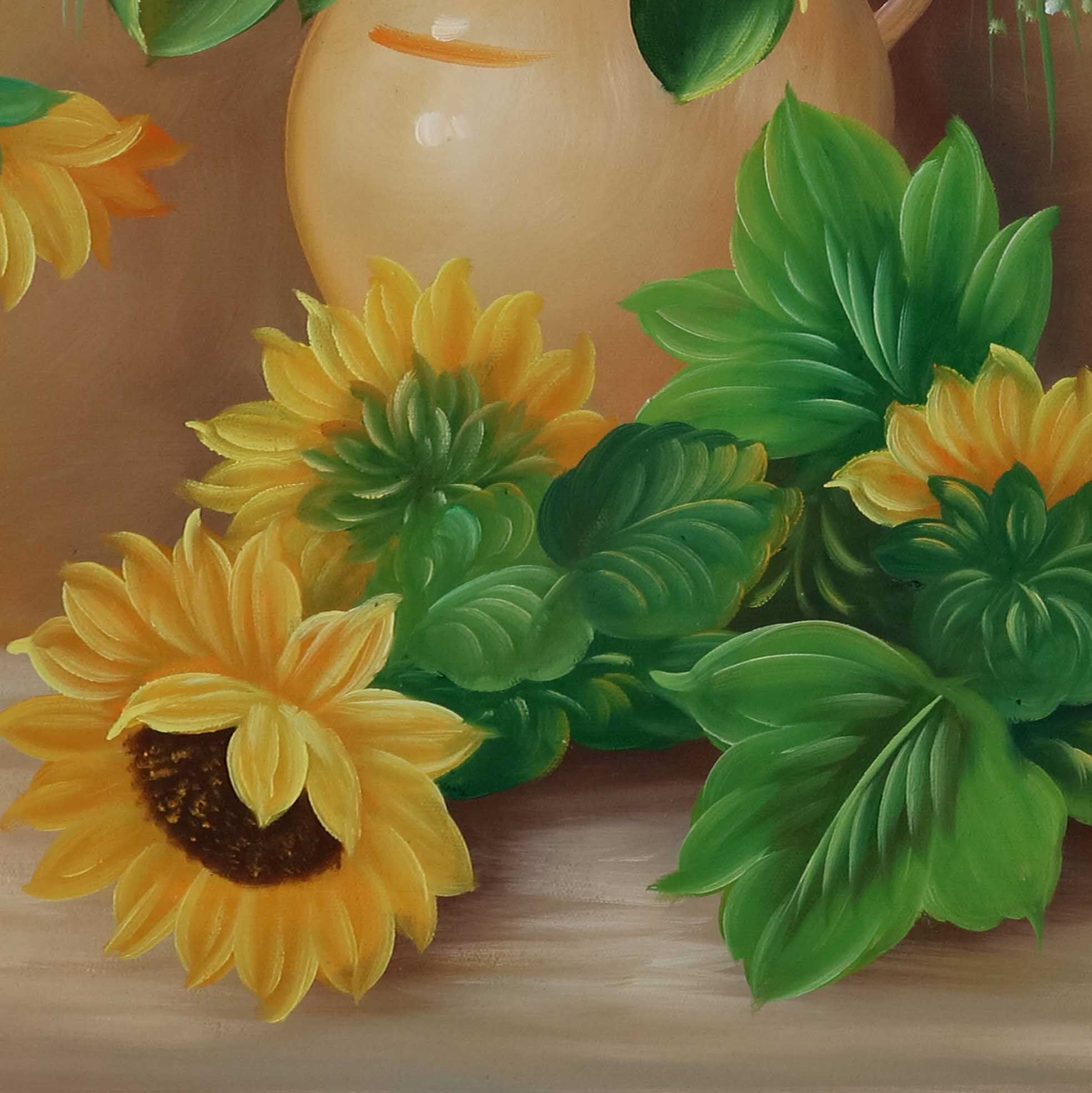 【双十二】李文东 《向日葵1》布面油画