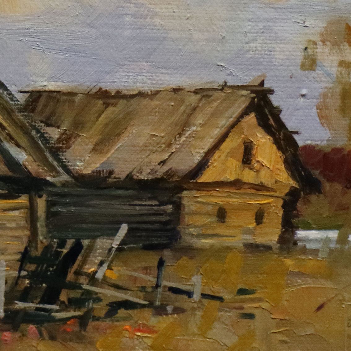 【学院艺术】吉林艺术学院 李长海 《岛中木屋》布面油画