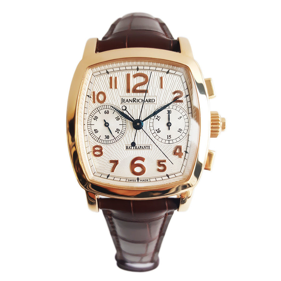 [9.0新]尚维沙双追针计时18k玫瑰金自动机械男表