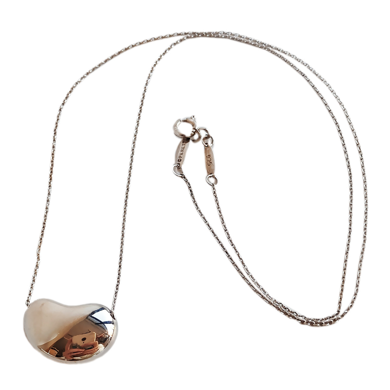 [9.5新] 蒂芙尼tiffany女士吊坠项链 bean系列925纯银豆果