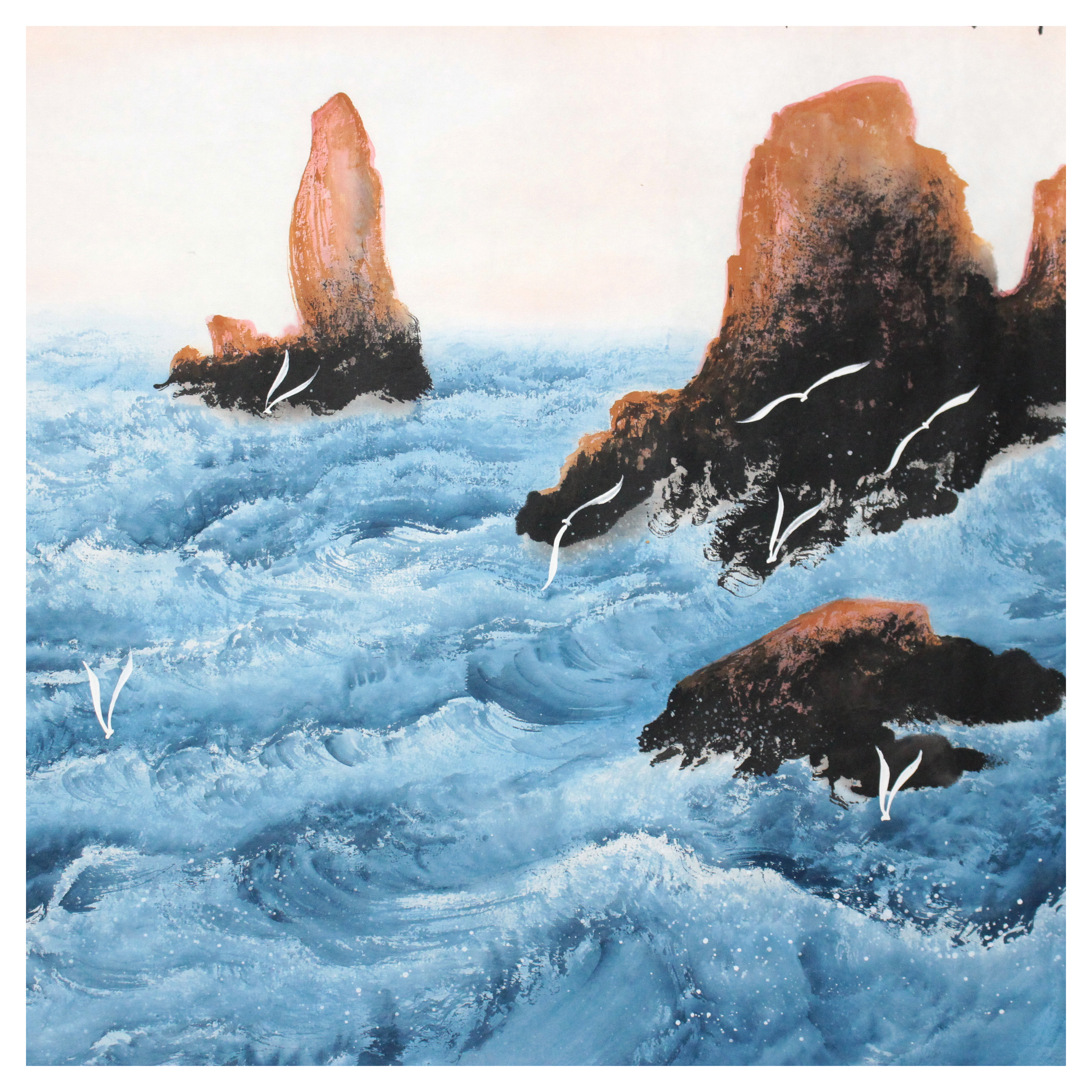 李晓海《海纳百川》中国书画家协会会员