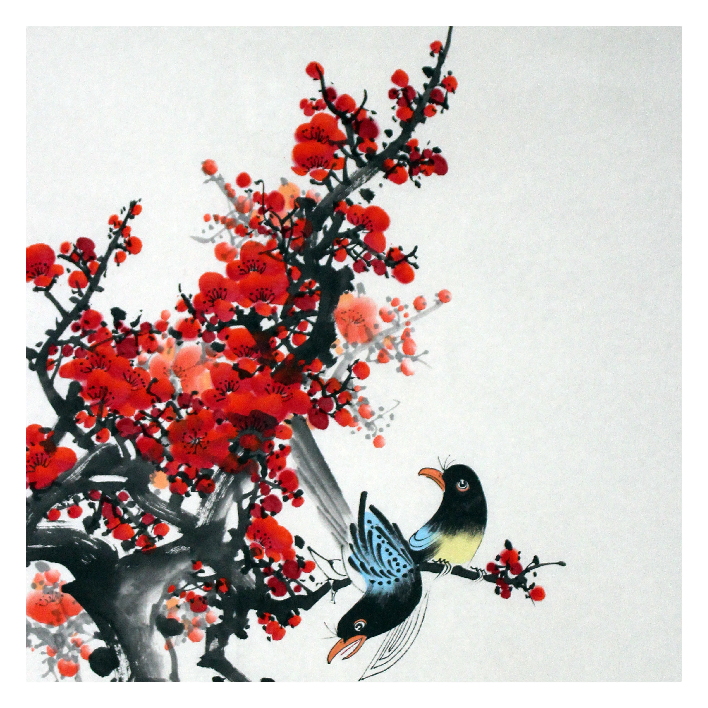 谭俊珊 《喜上眉梢》中国书画家协会会员