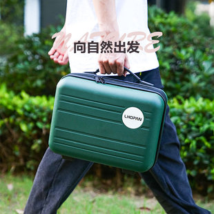 手提箱户外旅行手冲咖啡器具套装便携收纳包磨豆机摩卡壶收纳箱
