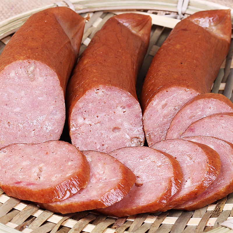 保定特产漕河猪肉香肠蒜肠新鲜熟食翟老头手掰肠5斤