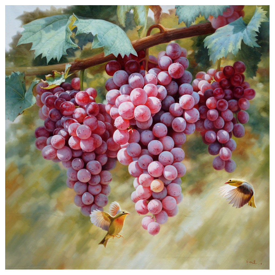 【版画】郑炳章《紫气东来》限量收藏级版画