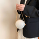 小众设计圆球包包女新款高级感手提斜挎链条小包晚宴包迷你口红包
