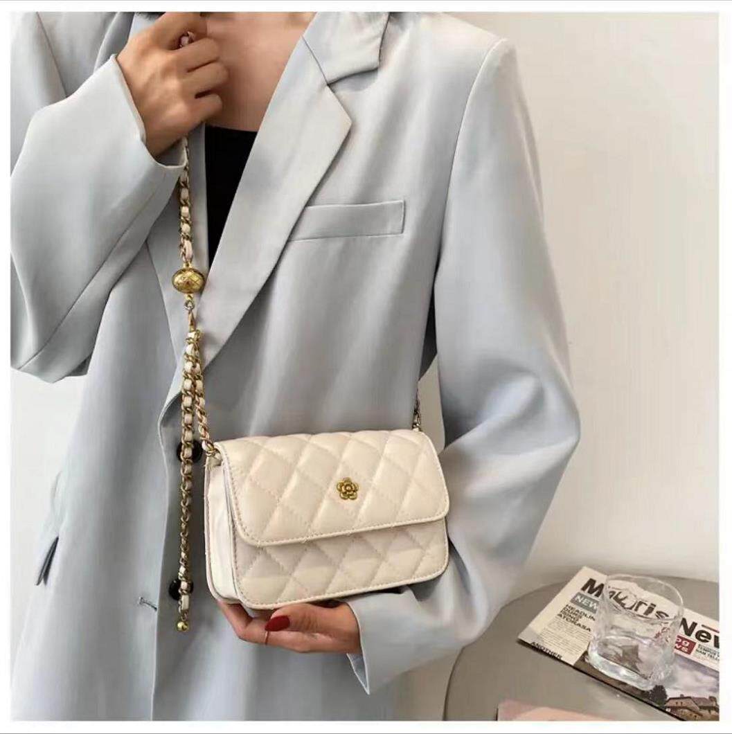 澳蒂袋鼠女包澳帝袋鼠包包旗舰店小金球菱格斜挎女包ad8001436-1