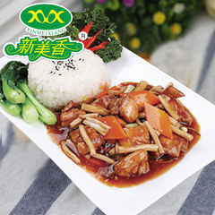 【新美香_茶树菇鸡腿肉200g】料理包速冻食品餐饮盖浇饭外卖团购