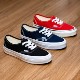 VANS Premium Authentic高阶支线经典黑蓝红色低帮复古男女板鞋