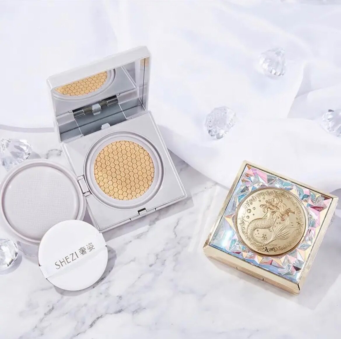 奢姿美人鱼气垫霜