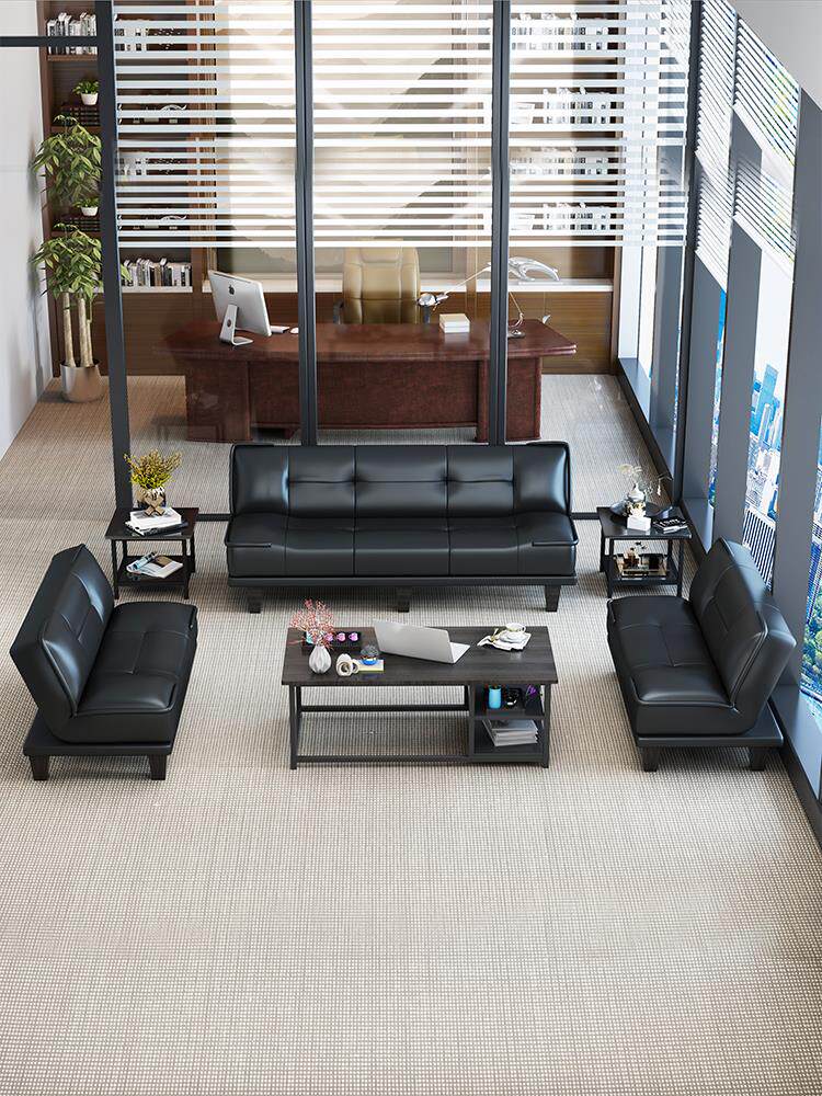 办公室会客简约商务单双人沙发椅餐厅酒吧卡座服装店休闲桌椅组合