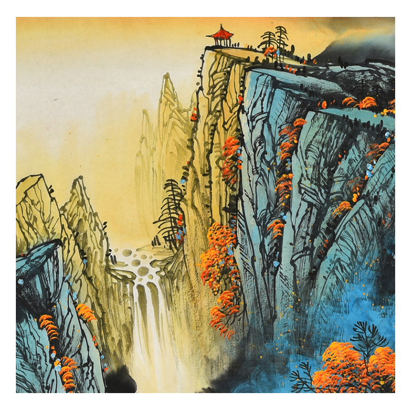 王亚校《金秋神韵》当代实力山水画家