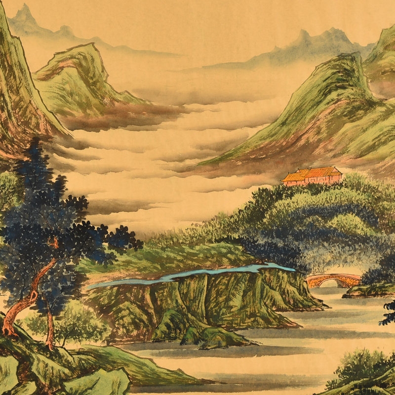 王亚校《家家都在画屏中》当代实力山水画家