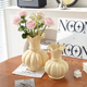 法式小众芬顿陶瓷花瓶摆件客厅插花水养鲜花家居小香风桌面装饰品