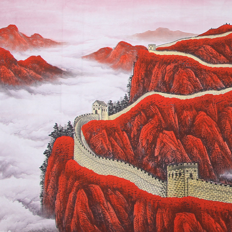 李迅《江山永固》新锐实力派书画家 带合影