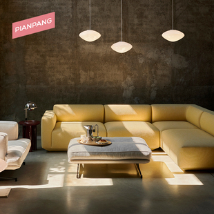 develius模块沙发客厅简约现代意式极简悬浮布艺转角组合小户型