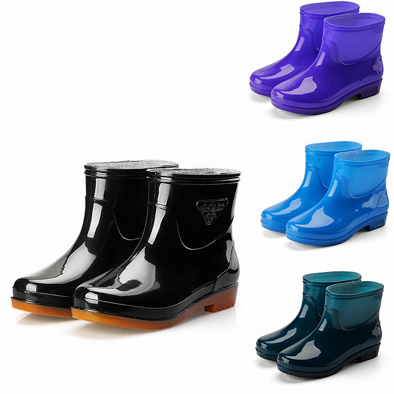 雨鞋女外穿短筒水鞋防水胶鞋中筒雨靴防滑厨房工作塑胶水靴鞋四季