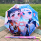 黑胶防晒儿童雨伞哪吒可爱卡通小学生晴雨伞幼儿园长柄自动两用伞