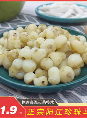 椰小筷新鲜野生阳江珍珠马蹄去皮荸荠小马蹄椰子鸡配料煲汤炒菜佐