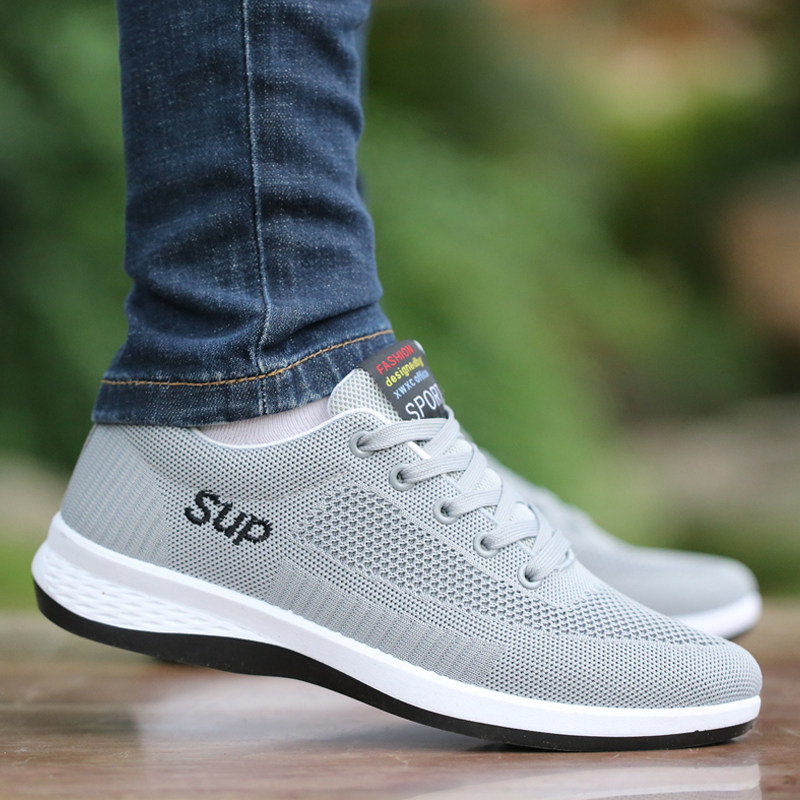 回力男鞋秋季飞织潮鞋透气运动鞋板鞋软底低帮防臭秋冬季休闲鞋男