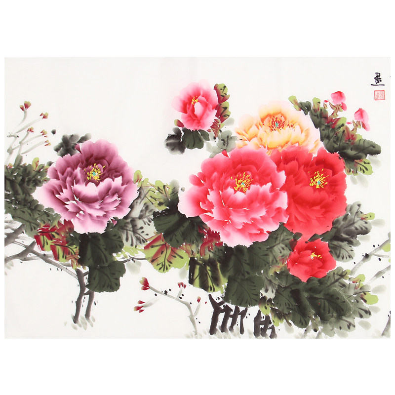 张钰瑛 《花开富贵》 著名牡丹画家