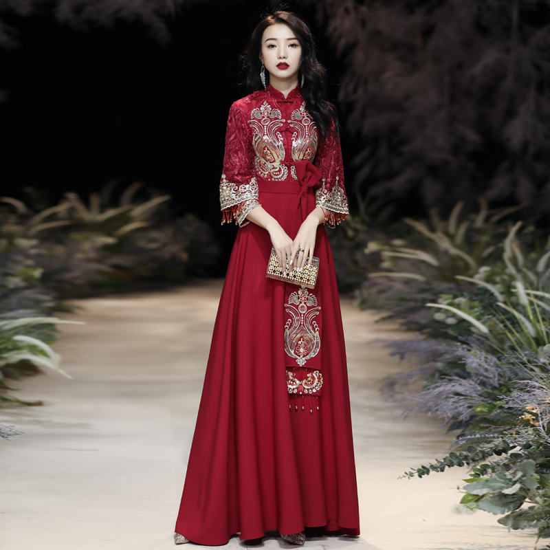中式礼服女 新娘 结婚 中国风优惠券列表