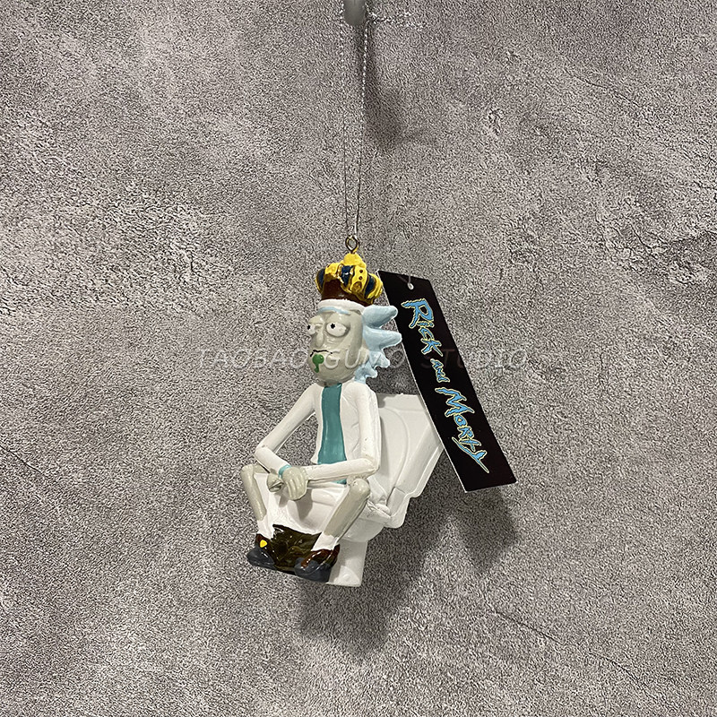 现货屎王rick and morty瑞克和莫蒂正版周边圣诞树挂饰第四季玩具