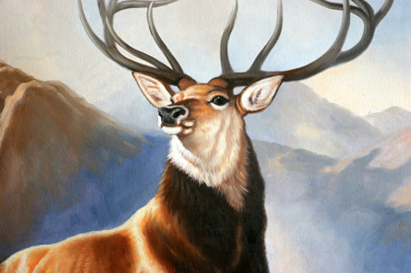 罗宏龙《一鹿高升》