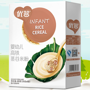 优智高铁米粉强化铁婴儿营养辅食宝宝米糊含铁 全1段6-36个月200g