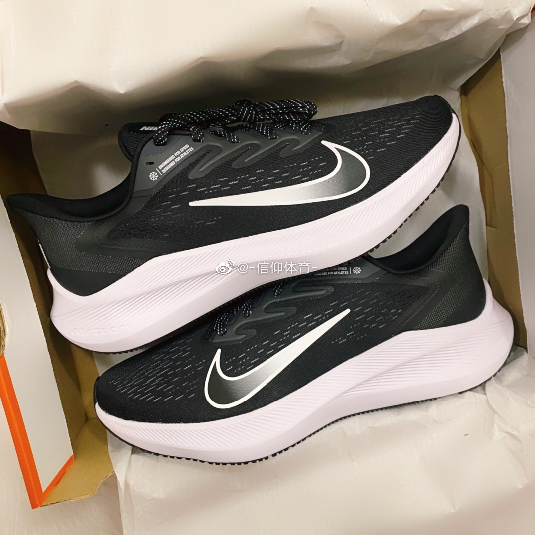 nike/耐克zoom winflo 7代新款飞线气垫缓震跑步鞋 cj0291-005