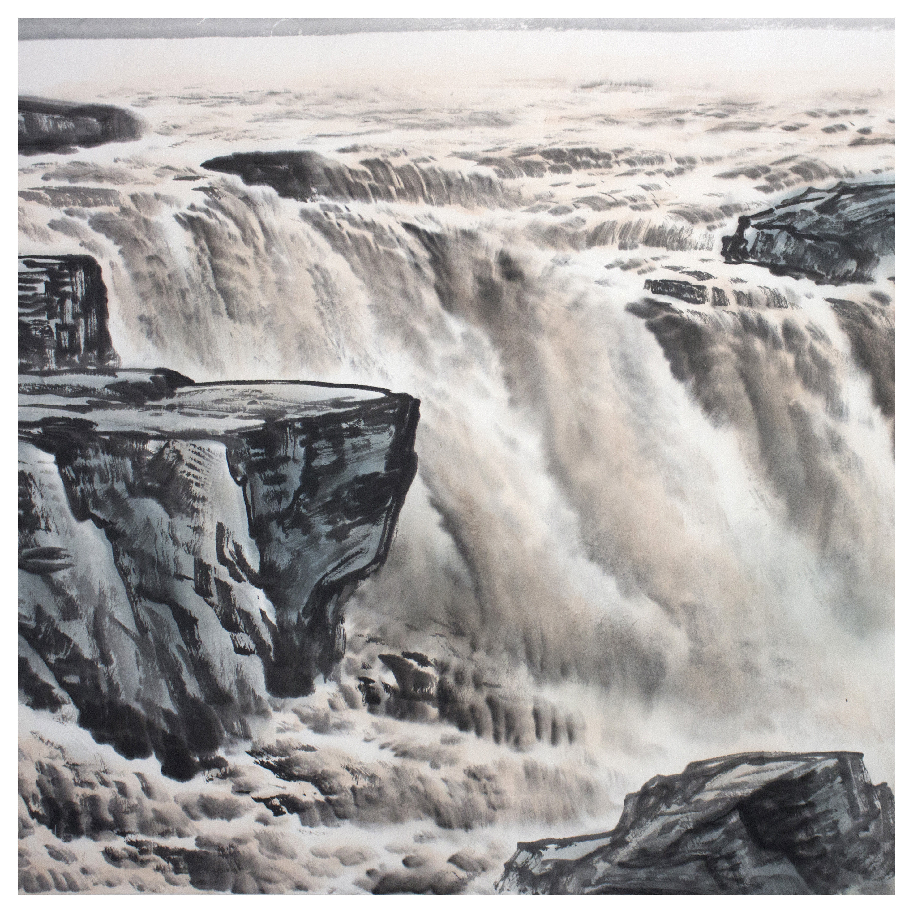 邢亚峰《震电惊雷》山东美协会员