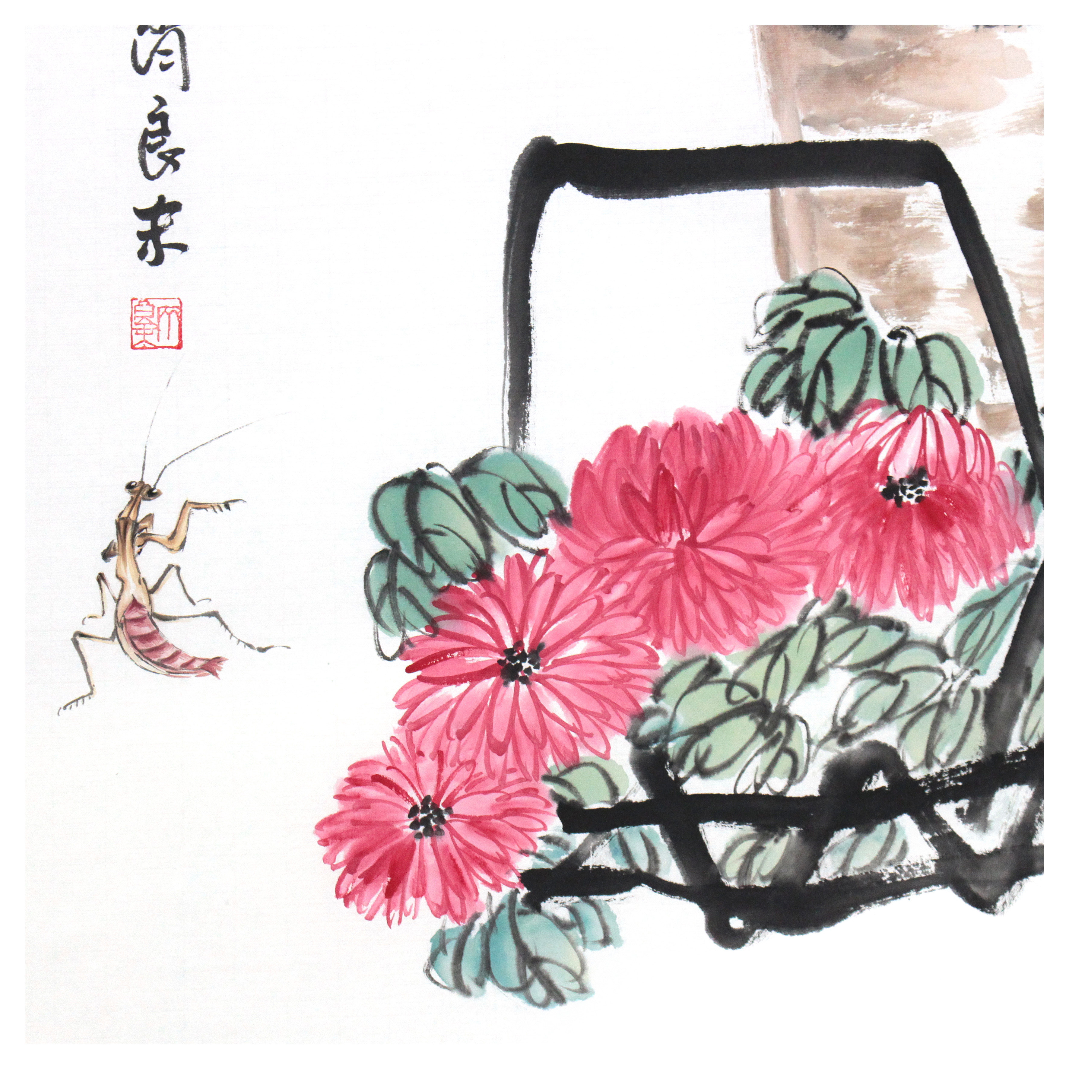 齐良末《菊酒延年》齐白石幼子