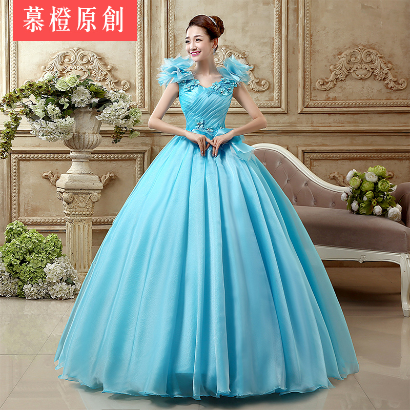 colour Wedding dress Bel Canto Solo student Arts exam have more cash than can be accounted for Off Shoulder Annual meeting costume Host Tutu dressin the Women's clothing/Boutique , Wedding/Cheongsam/Formal dress , Formal dress/Evening category - from Buy2taobao.com to provide professional Taobao agent buy service