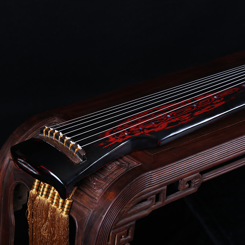 非遗传承 老杉木伏羲式古琴 音质纯正 音色灵敏