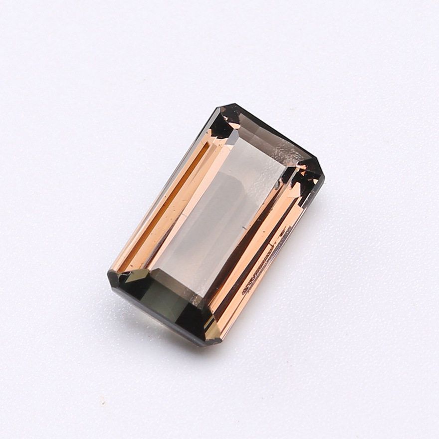 4.18ct 贵宾褐色碧玺戒面 切工极佳 收藏款