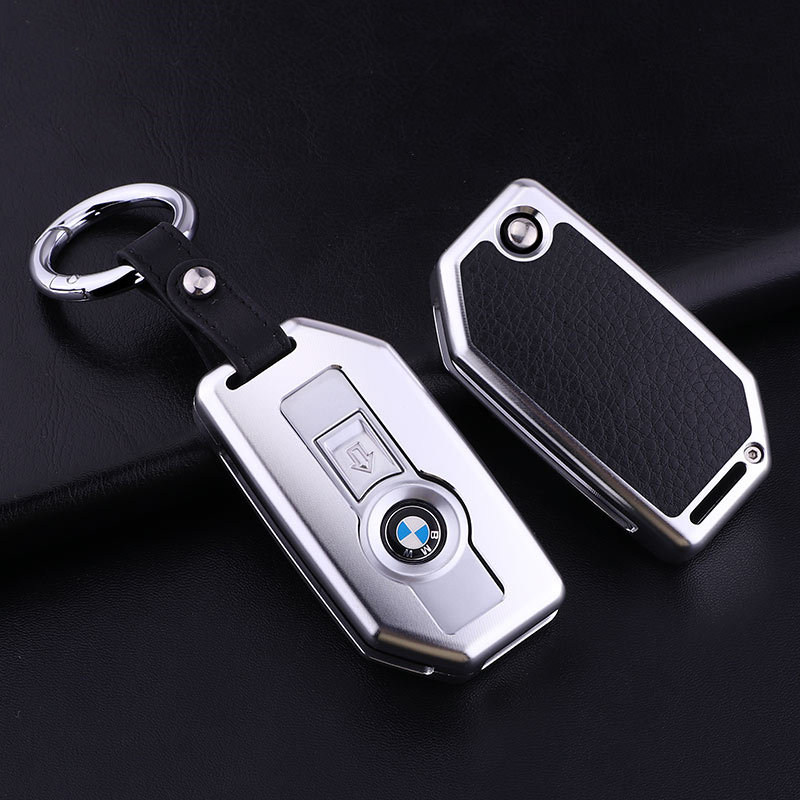 适用于宝马摩托车钥匙套r1250gs adv水鸟c400gt壳750gt扣遥控器包