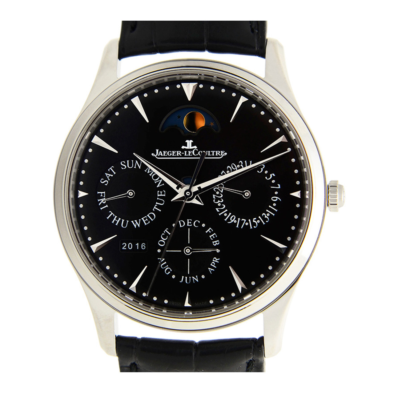 [即拍即得][9.9新]积家 男士 自动机械表 q1308470