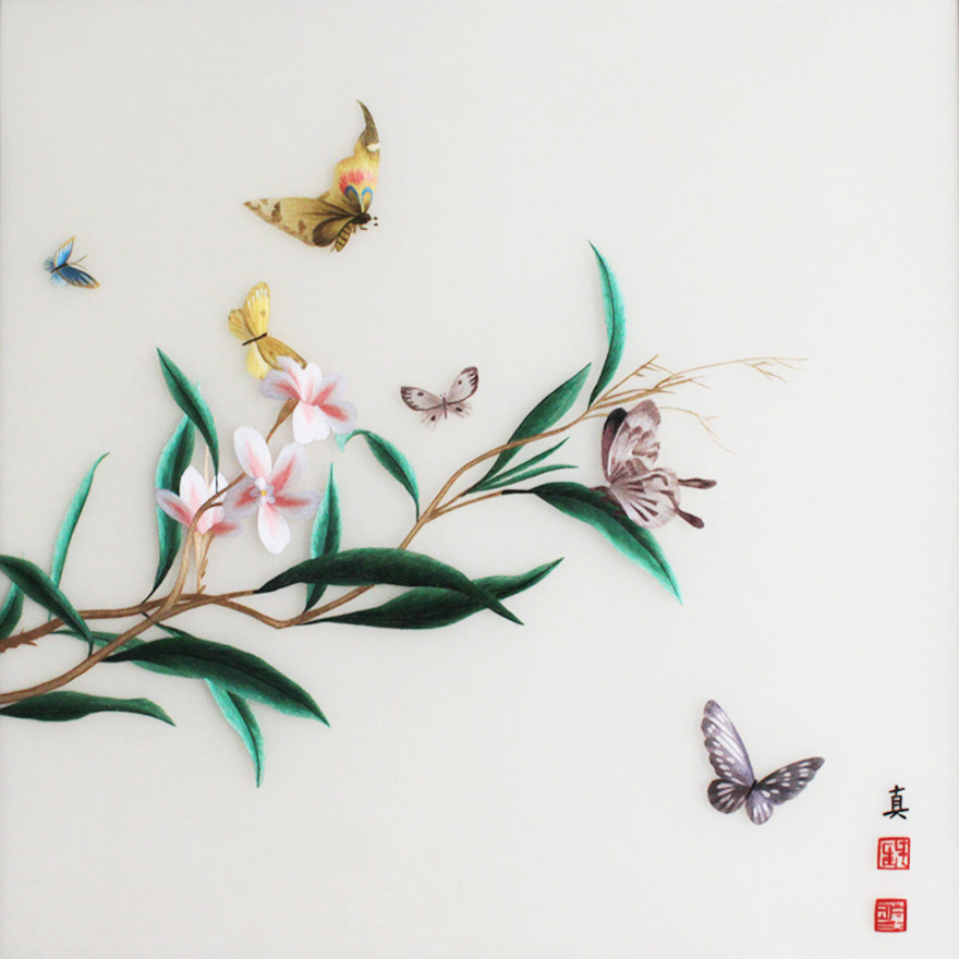 精品刺绣 《蝶恋花》