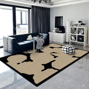地毯中古风法式复古客厅卧室高级感轻奢意式极简耐脏防水防油防滑