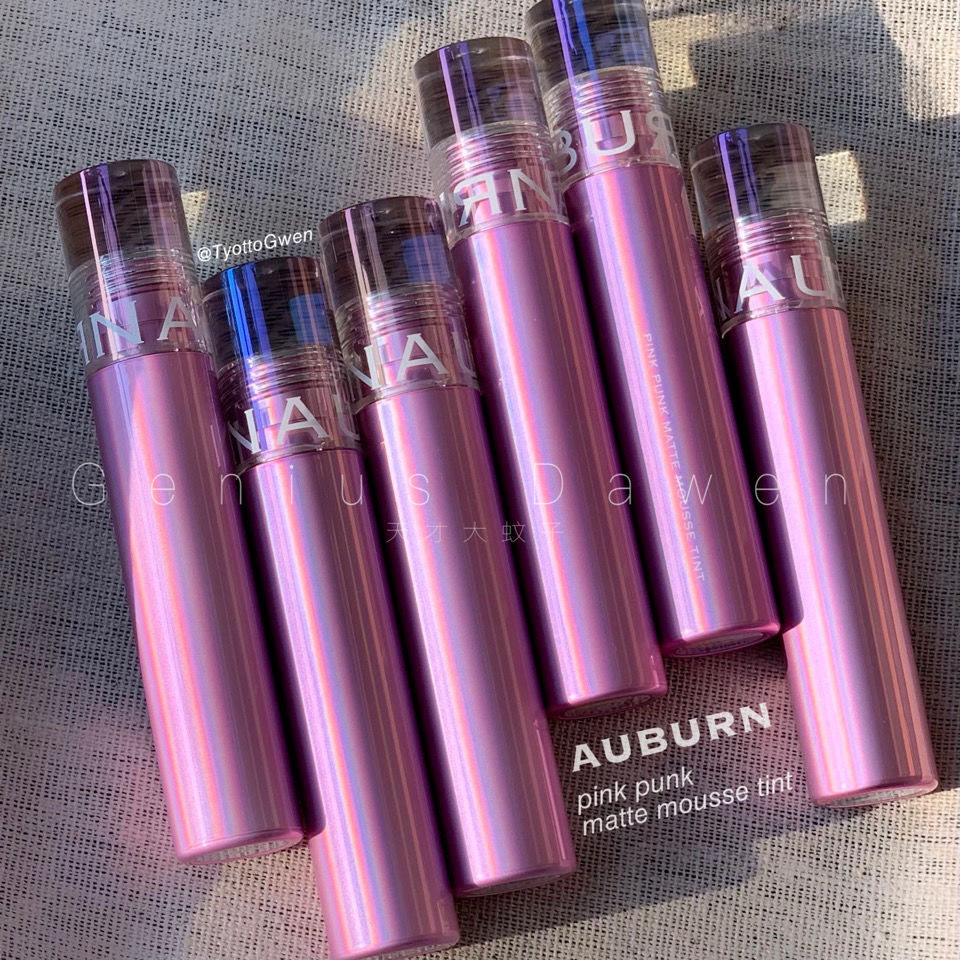 auburn傲本 新品首发!绵绵哑光丝绒唇釉唇泥水光镜面唇彩小众品