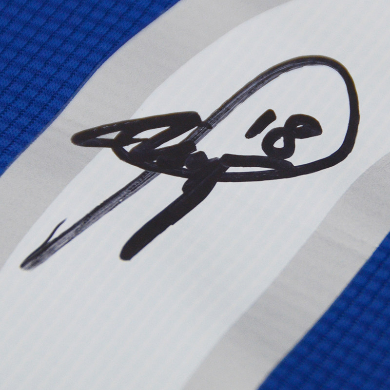 罗伯托巴乔签名意大利国家队复刻版主场球衣 - 1998世界杯纪念版